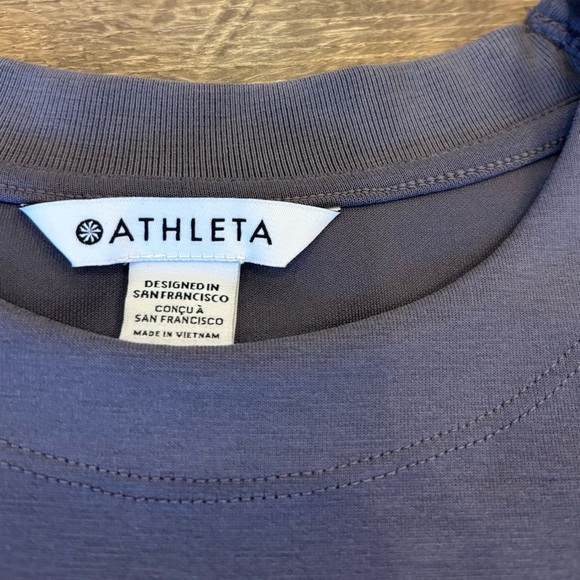 Athleta Seasoft Tank Dress – Dusty Violet / Blue-Purple Size Small - Picture 4 of 5